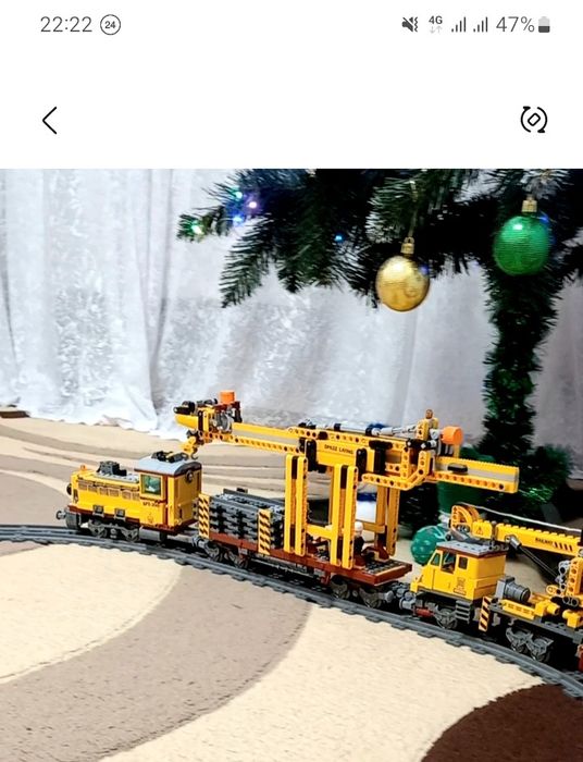 Конструктор KAZI 98253 "Електрический поезд-путеукладчик "