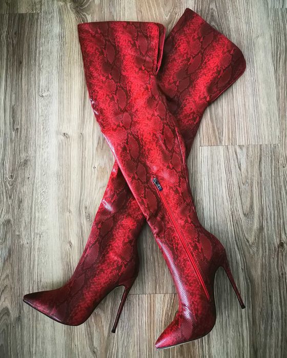 Kozaki wysokie muszkieterki za kolano roz. 37