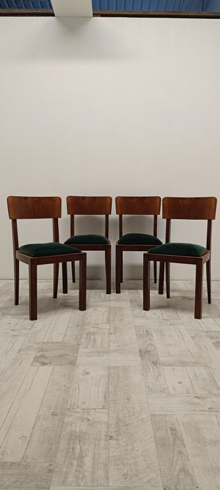 stół z krzesłami do salonu Art deco krakowska manufaktura lata 30-te