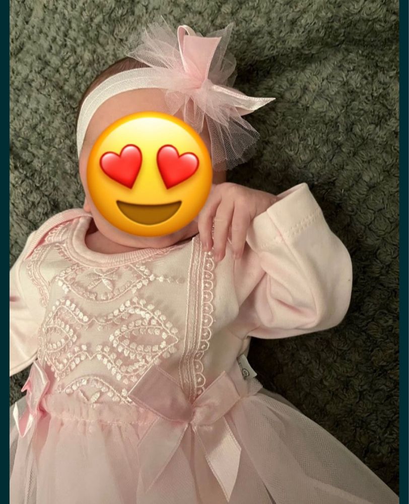 Сукня боді для дівчинки 1-3 місяця