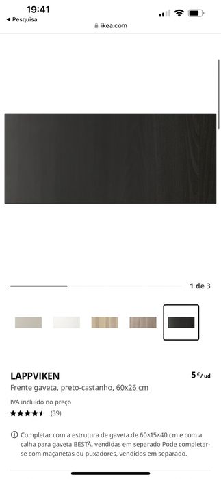 Portas/gavetas ikea MALM