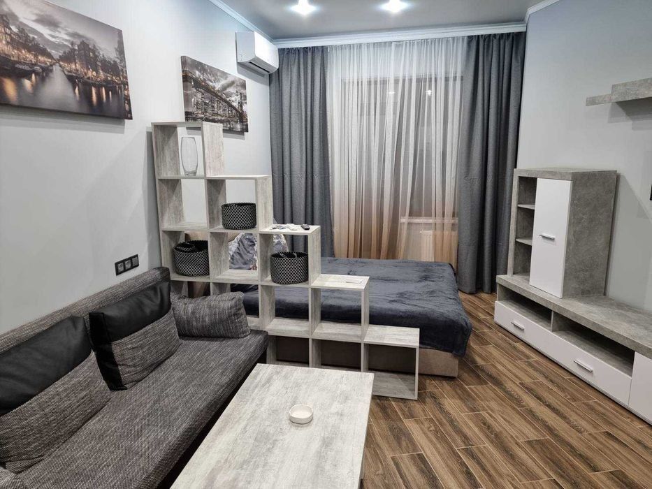 Посуточно / помесячно студия в ЖК «Милос» Свет всегда есть 7 фонтана.