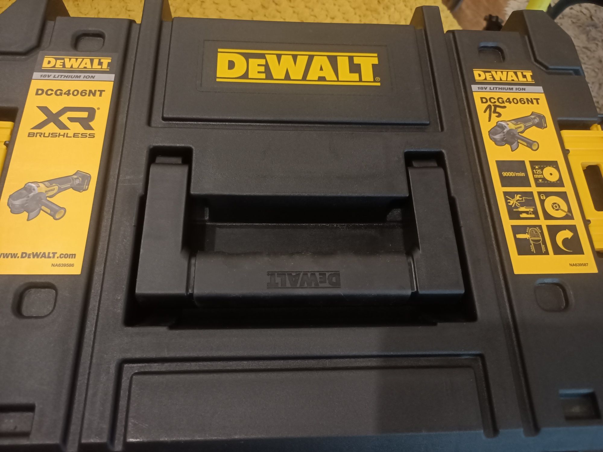 Nowa 24r oryginalna szlifierka kątowa+walizka DeWalt dcg406nt