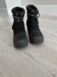 Детские зимние ботинки для мальчика, размер 24