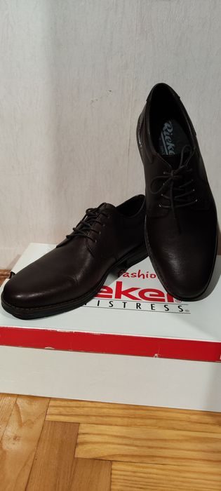 Туфли коричневые rieker 44 размер. Новые.