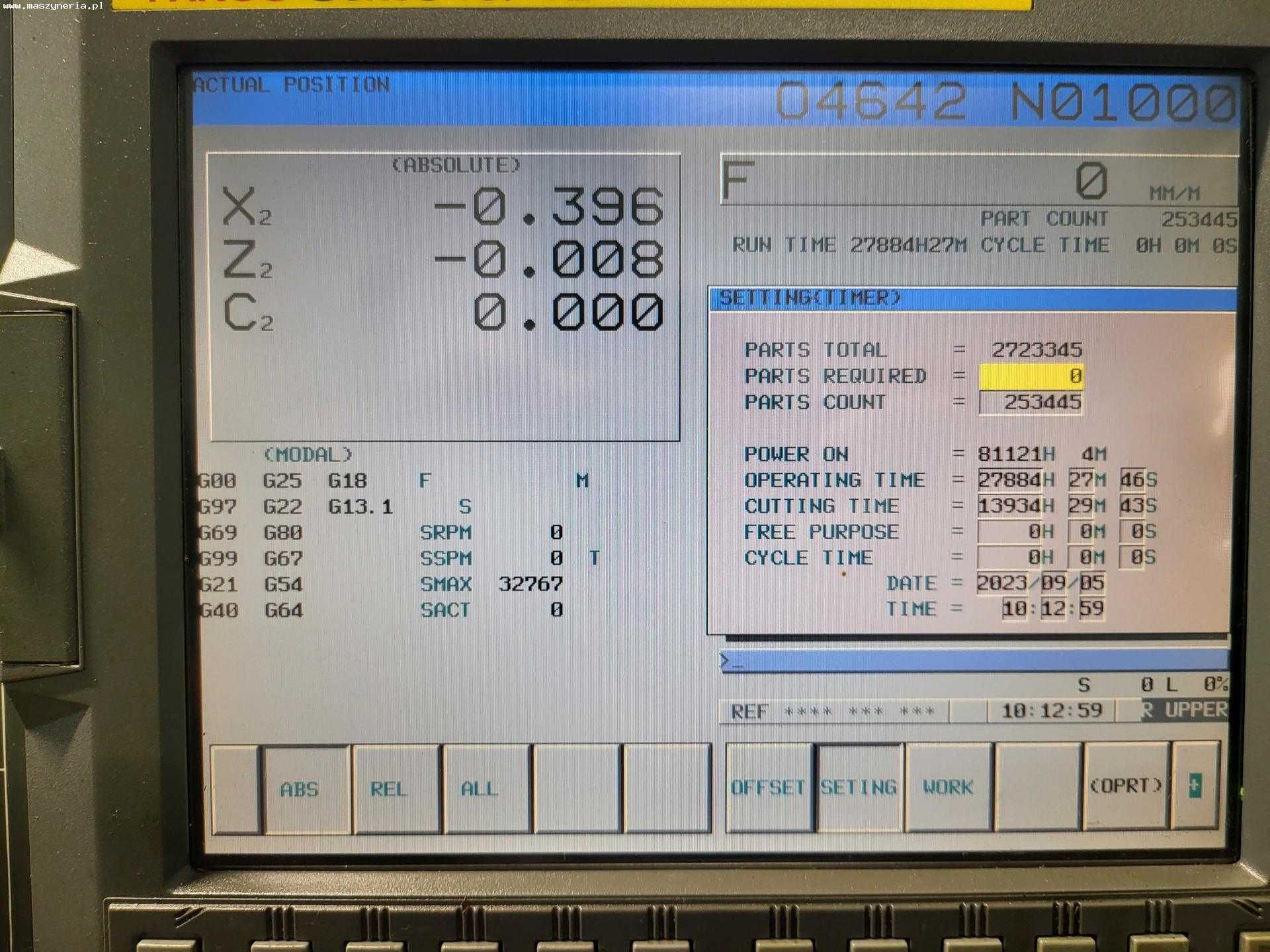 Automat tokarski CNC NAKAMURA-Tome Super NTM3