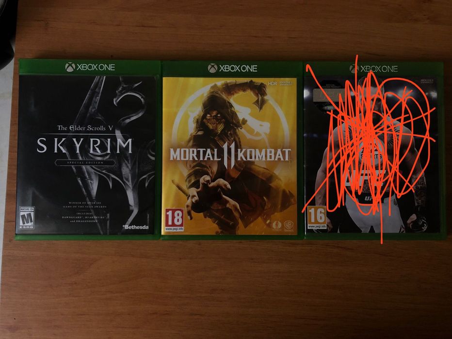 Лот ігрових дисків для Xbox one
