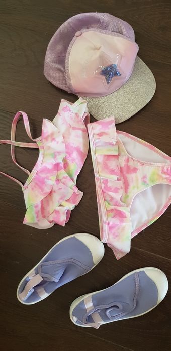 Strój kąpielowy buty do wody czapeczka