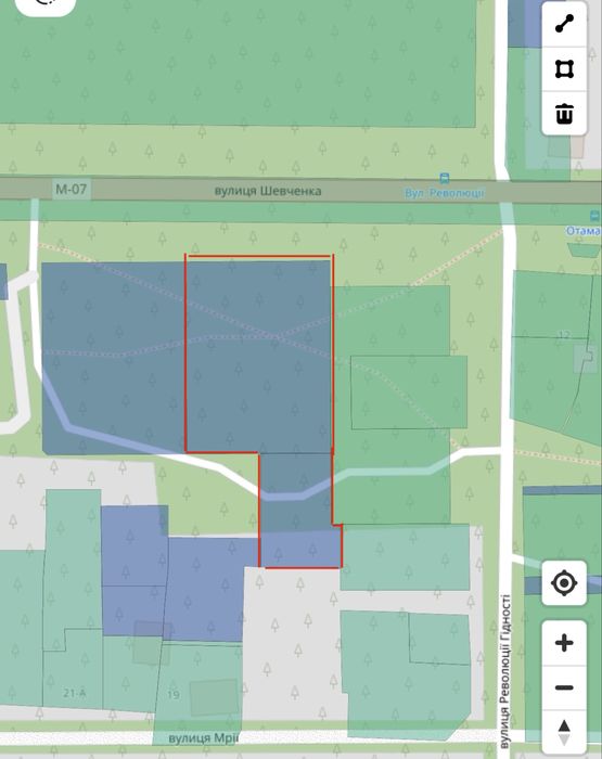 Земельна ділянка, Варшавська траса, вул.Шевченка