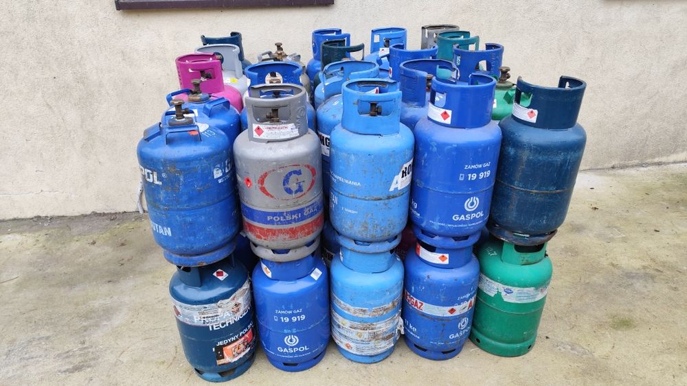 Butla gazowa 11kg z legalizacją mix kolor