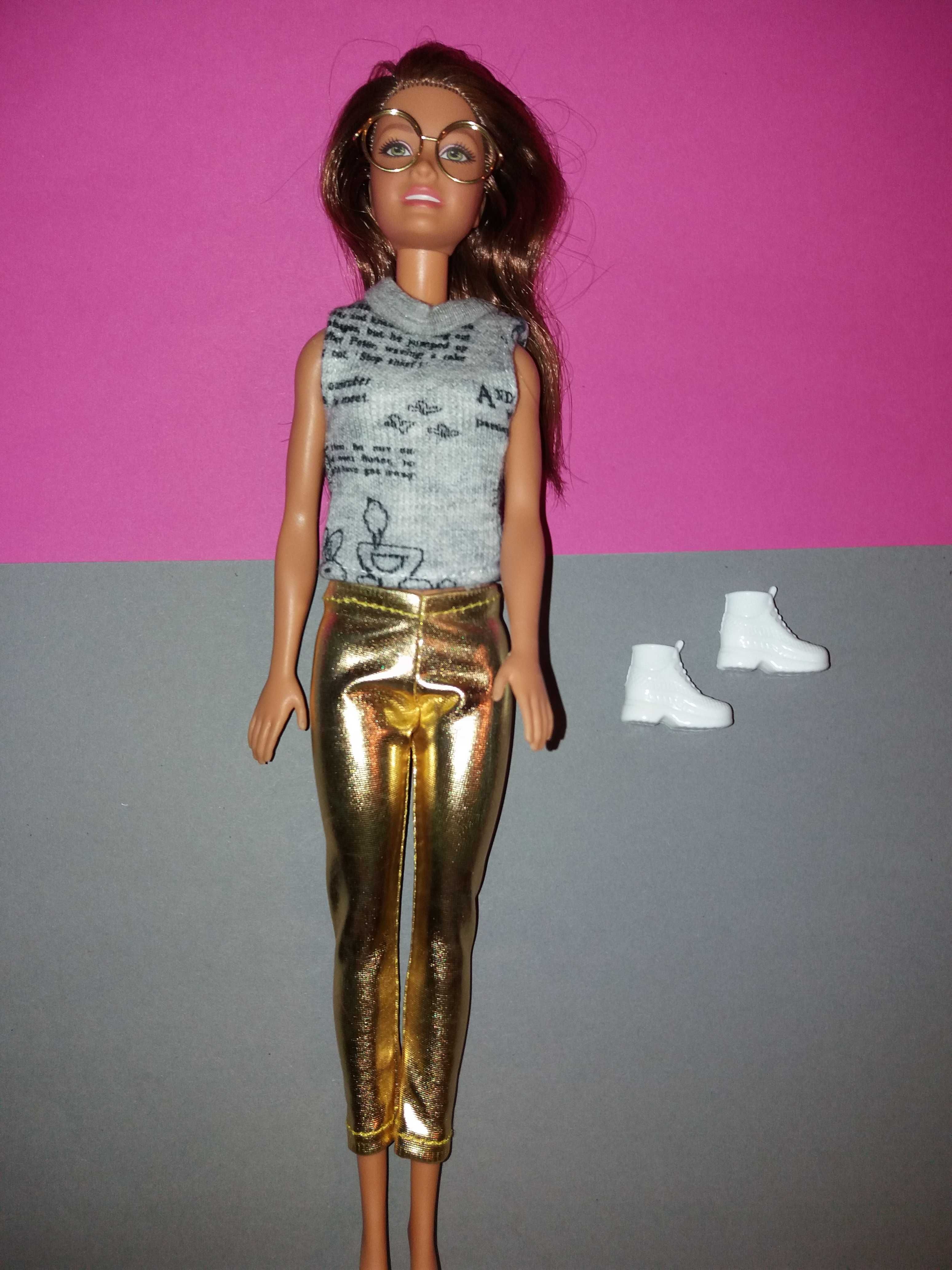Ubranka dla lalki Barbie legginsy bluzka