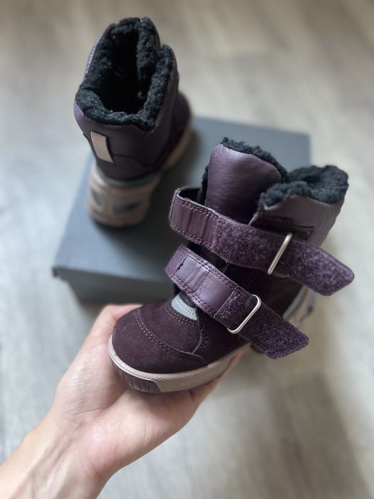 Зимние термо ботинки ecco новые