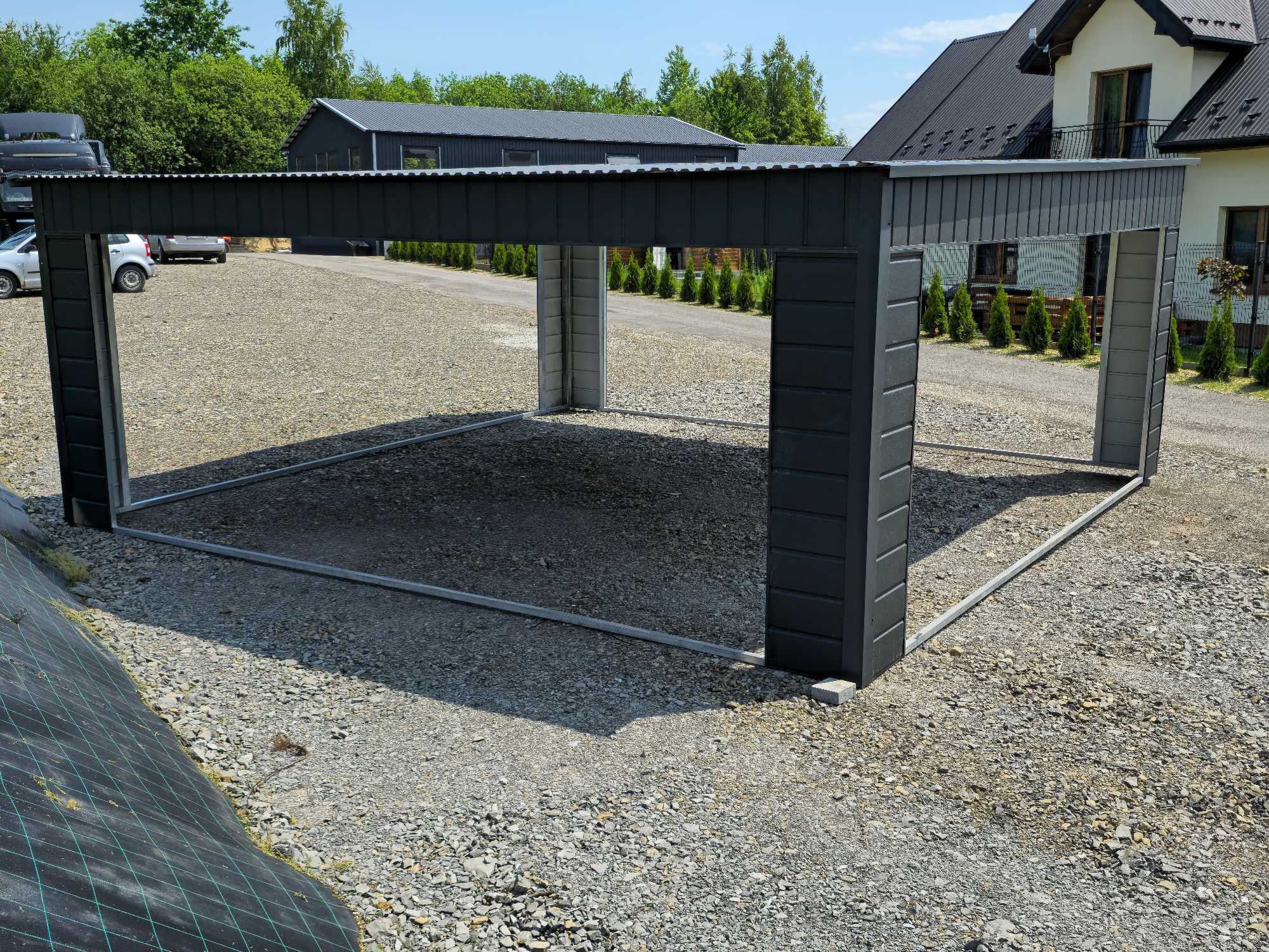 Konstrukcja Stalowa Na Samochód Wiata Carport