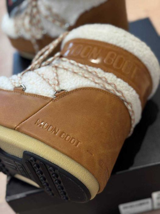 MOON BOOT ICON FAUX нубуку-тедді / Мунбутси Снігоходи Снегоходы Дутики