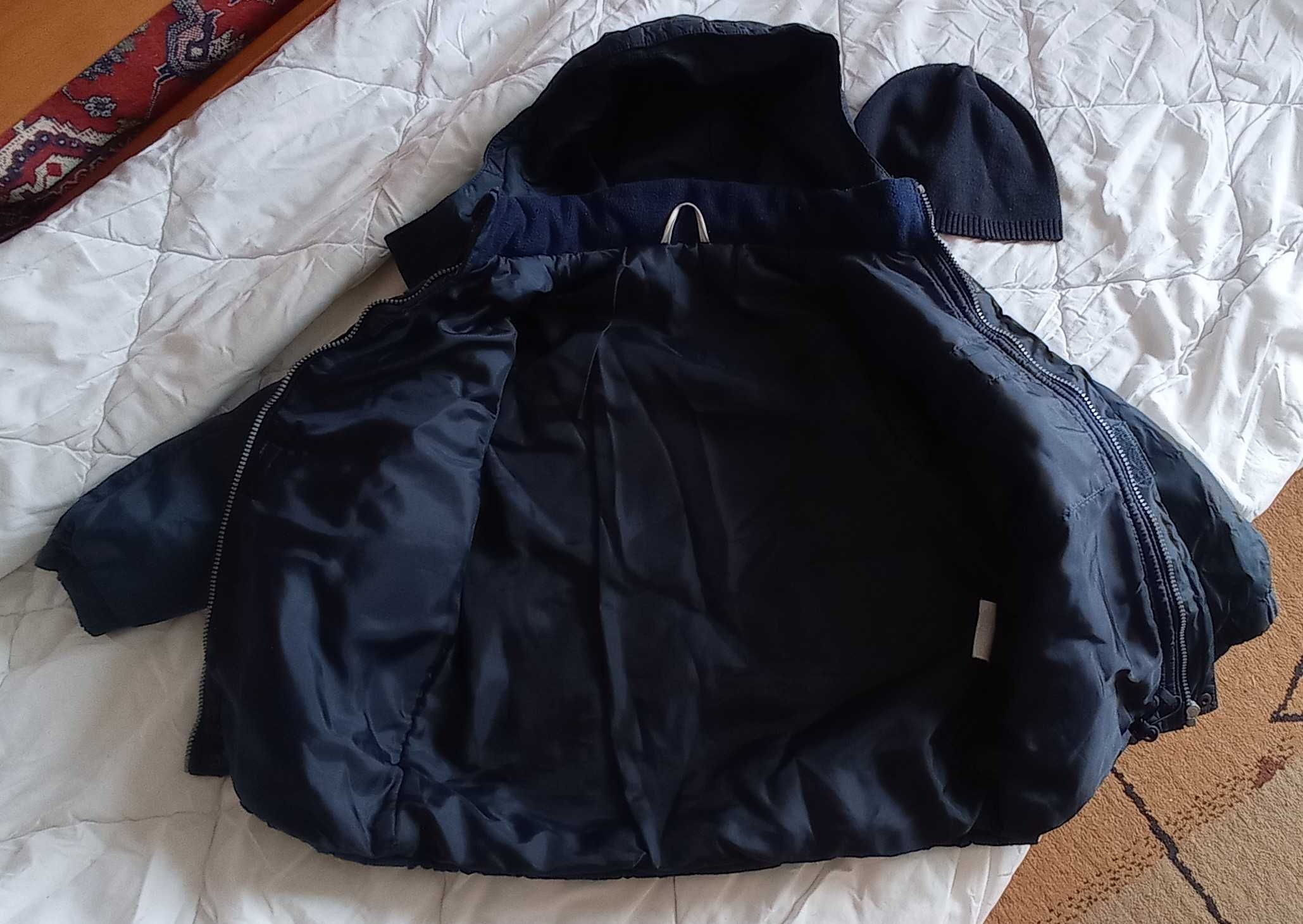 Термо куртка Lenne, р. 128, деми, темно-синяя. Курточка мальчику
