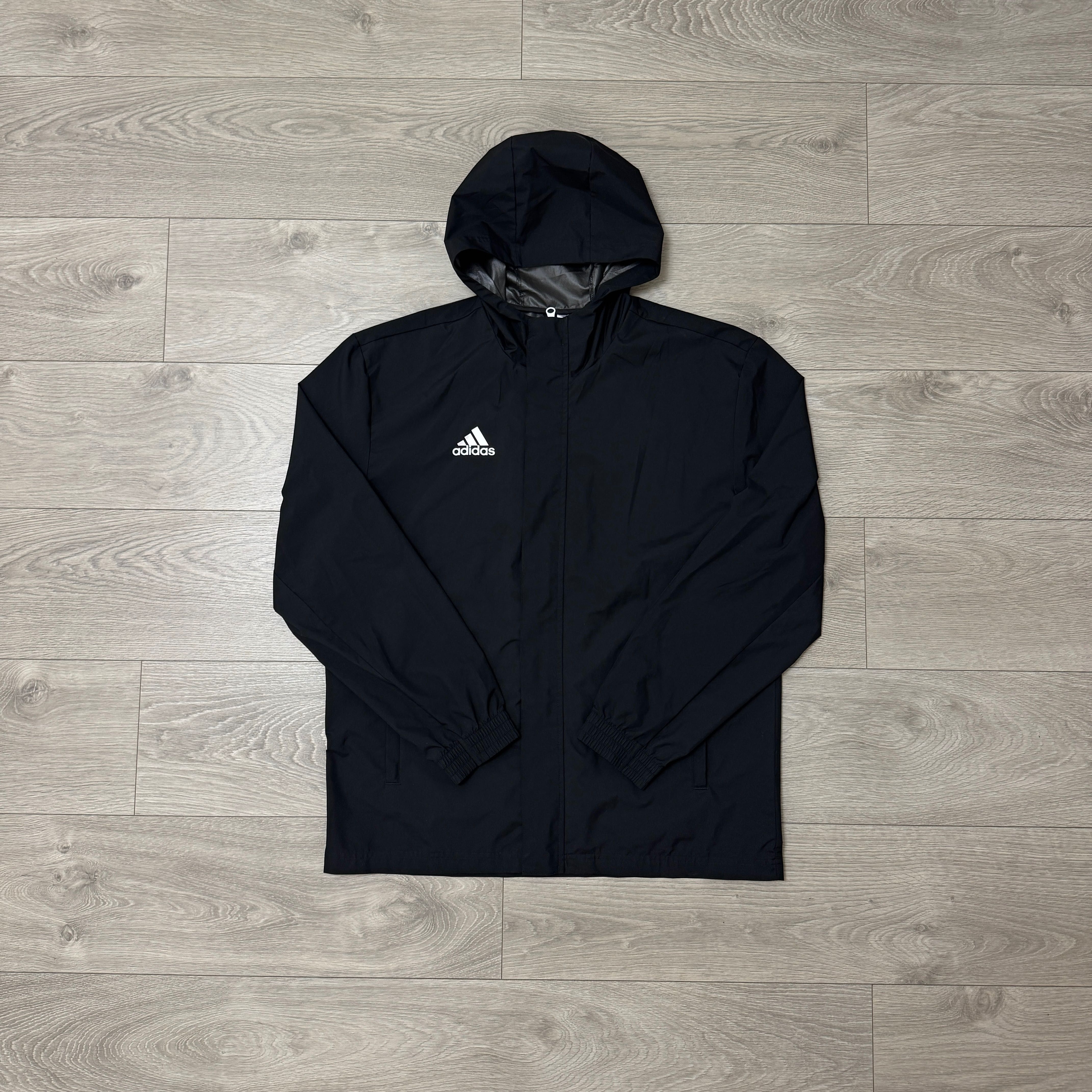 З Нових Чорна Куртка Вітровка Адідас Adidas BLACK, Розмір M, оригінал