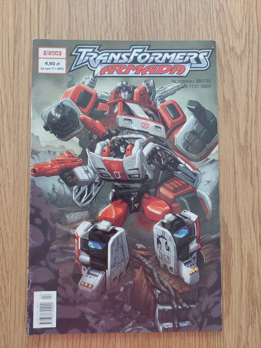 Transformers Armada Komiksy 5 zeszytów 2003/2004