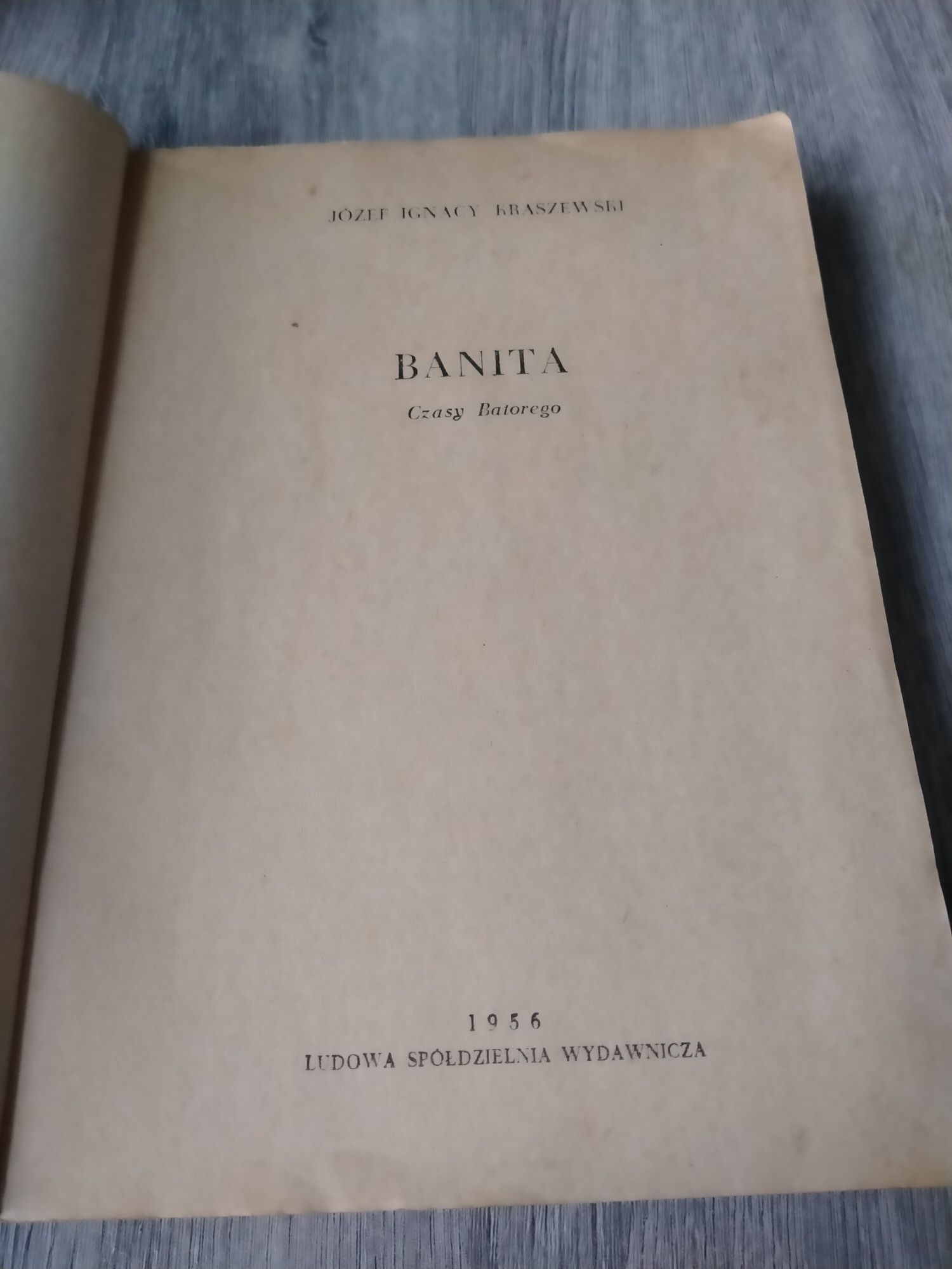 Józef Ignacy Kraszewski Banita