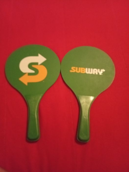 Raquetes da Subway