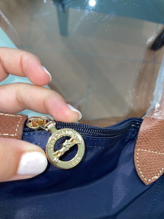 Longchamp azul tamanho