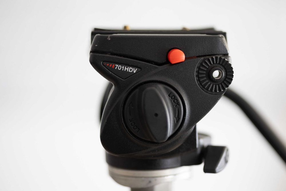 Manfrotto 701 HDV cabeça de vídeo para tripé. Panorâmica e inclinável