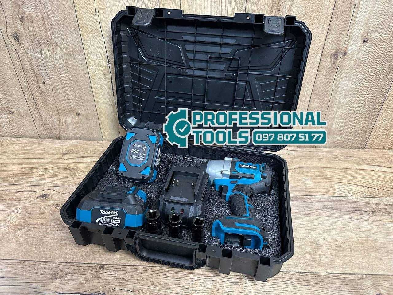Ударний Гайковерт Makita DTW700 Для зриваня та відкручування коліс 36V