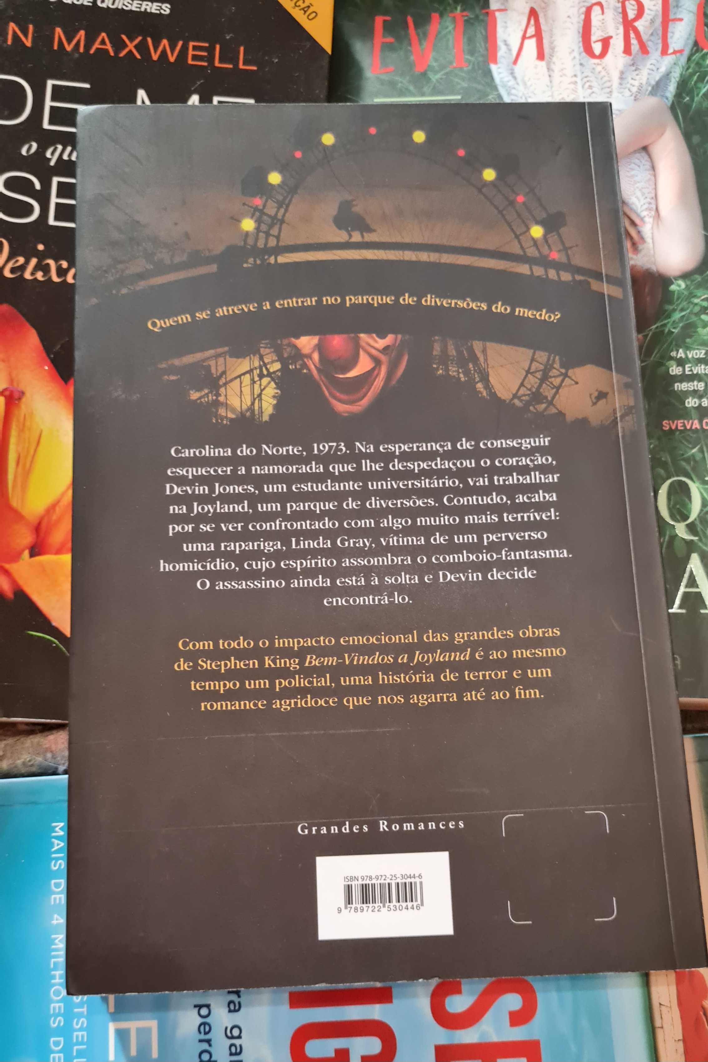 Bem-vindos a Joyland de Stephen King