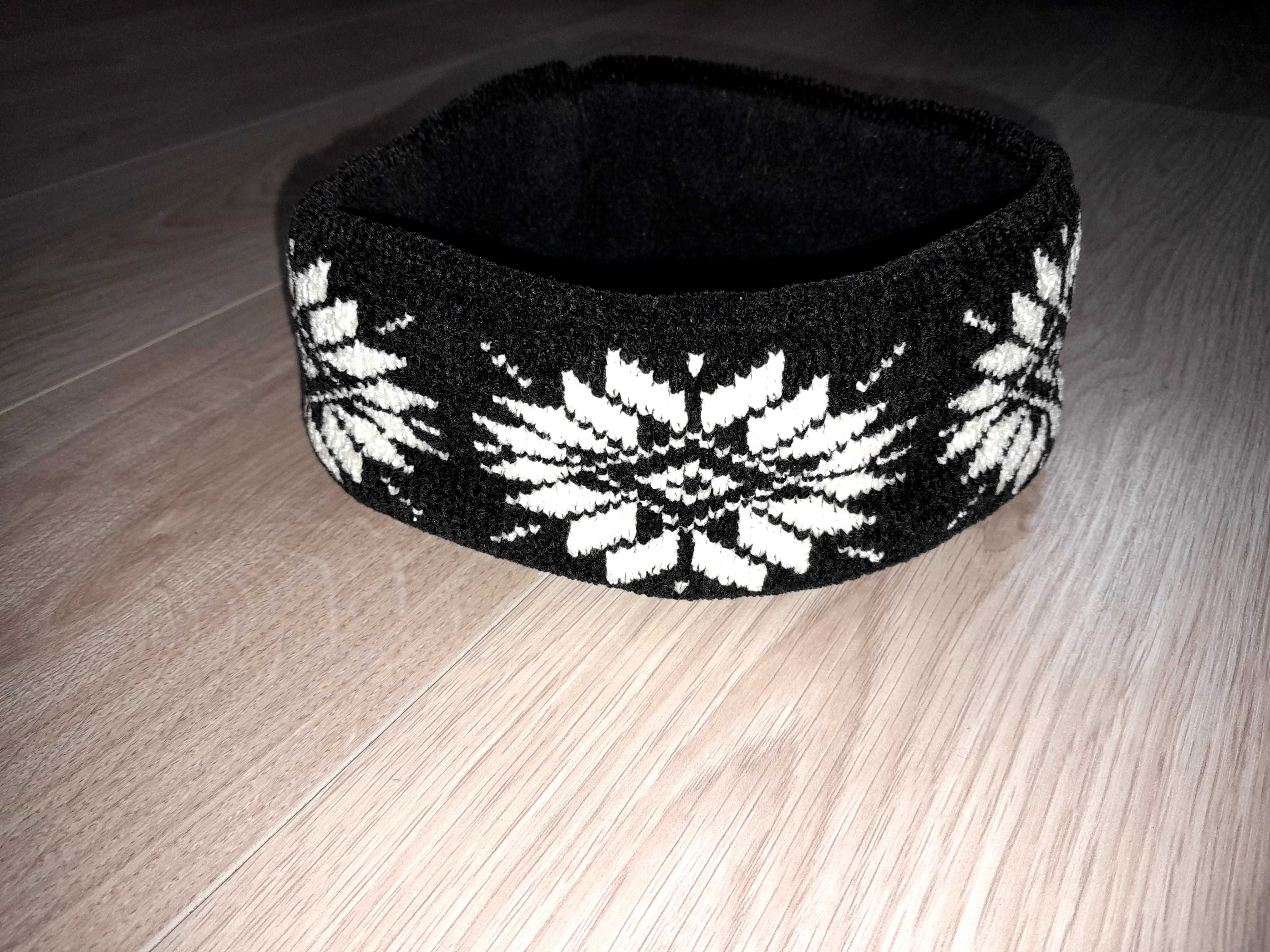 Opaska na głowę zimowa damska męska bardzo ciepła na polarze