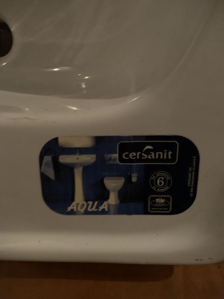 Zestaw umywalka, kompakt wc nowy Cersanit