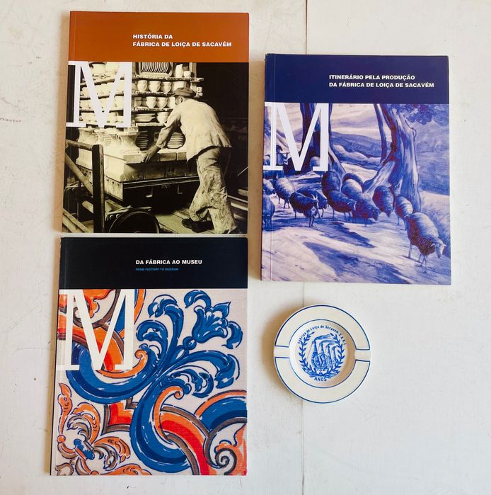 Sacavem - 3 livros e prato comemorativo