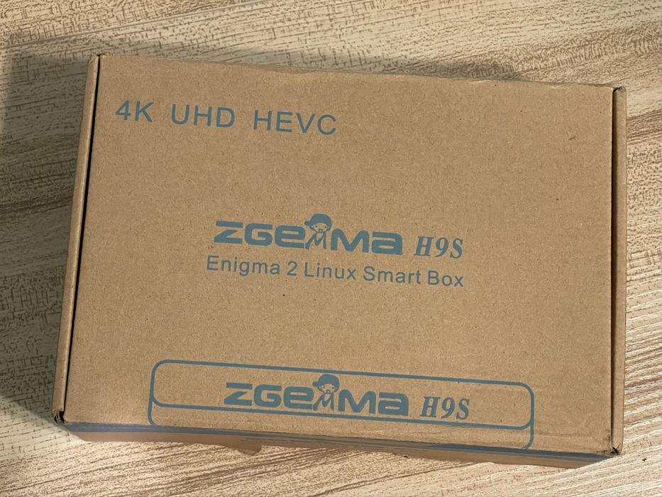 Zgemma H9S 4K-UHD komplet, stan bardzo dobry