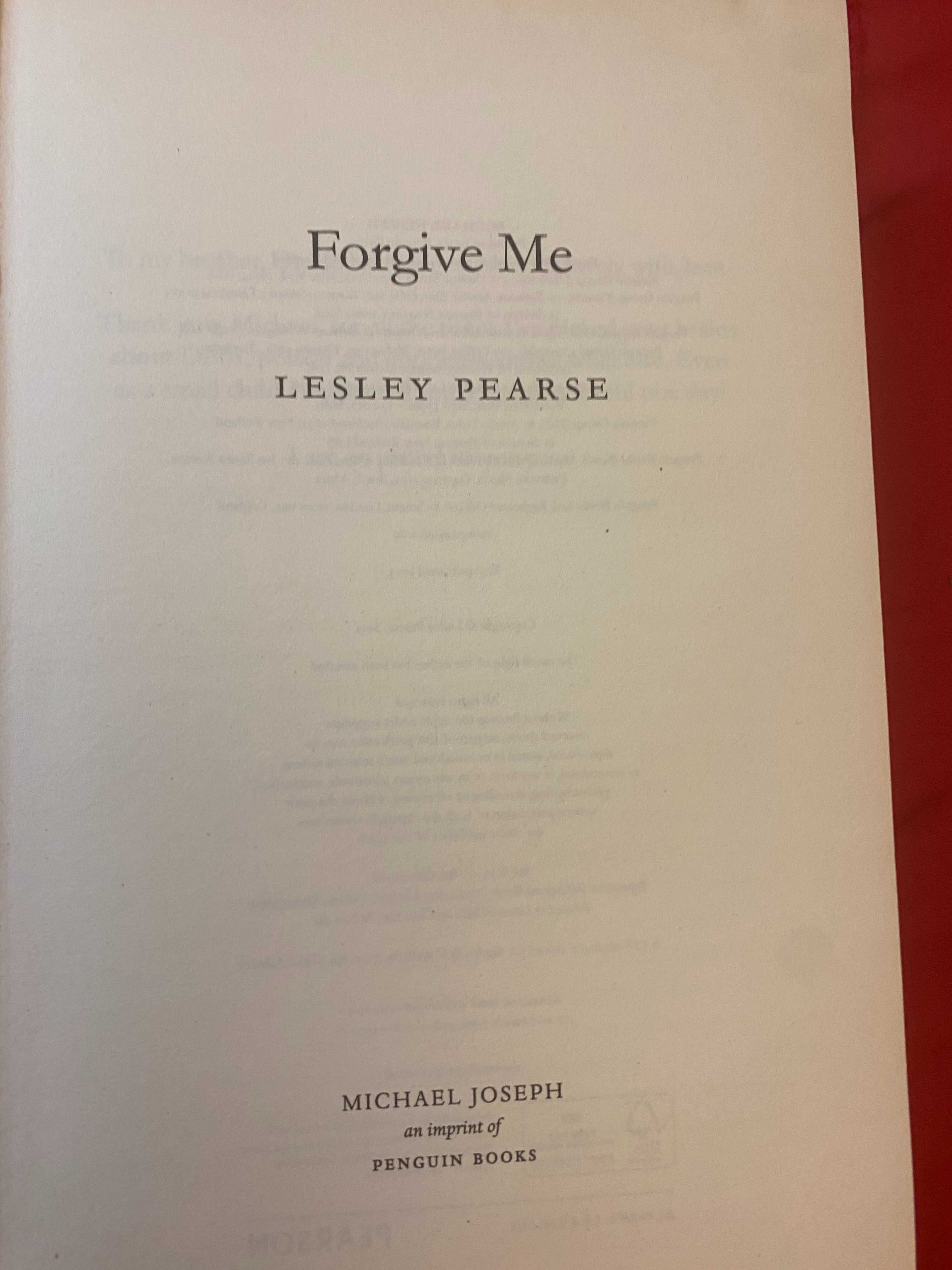 Книга Леслі Пірс "Forgive Me" в оригіналі 230грн