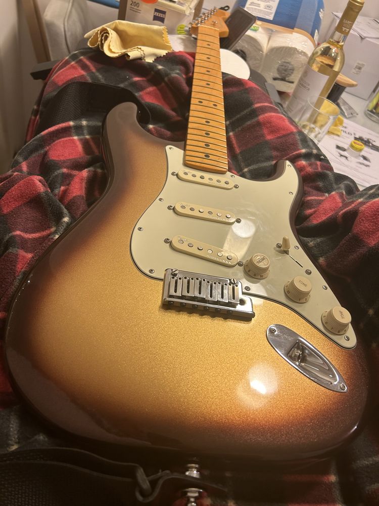 (Sprzedaz/Zamiana) Fender American Ultra Stratocaster Mocha Burst
