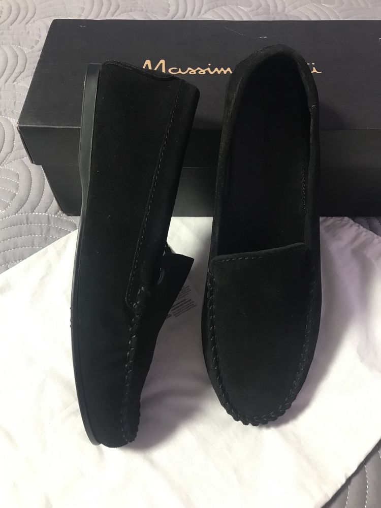 Продам жіночі замшеві мокасини Massimo Dutti