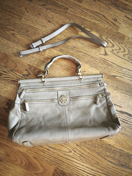 Кожаная сумка Roberto Cavalli