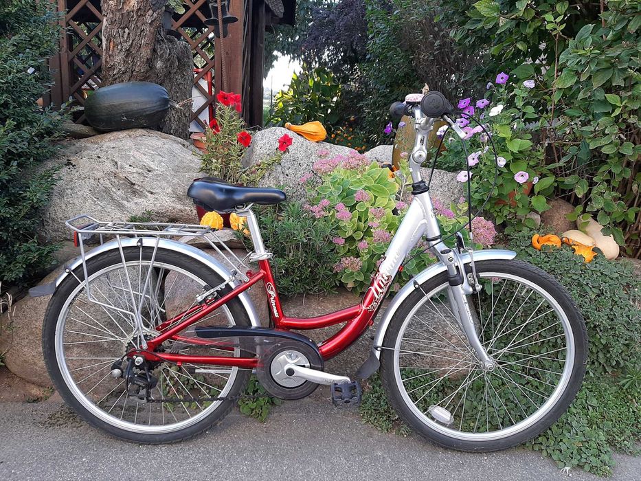 Rower Dziewczynka 24" jak NOWY Unibike