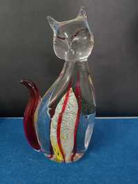 Gato modernista em vidro Murano Italiano