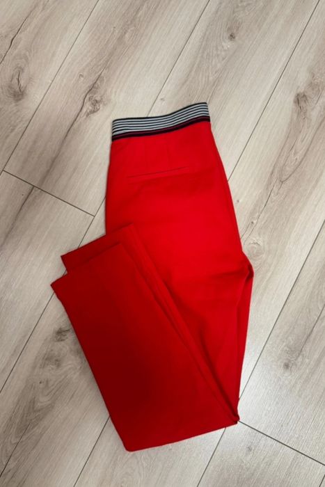 Spodnie eleganckie czerwone Zara 38