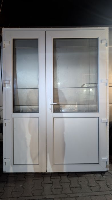 KR HAUS drzwi 177x241 zewnętrzne pcv ciepłe używane okna drzwi POZNAŃ