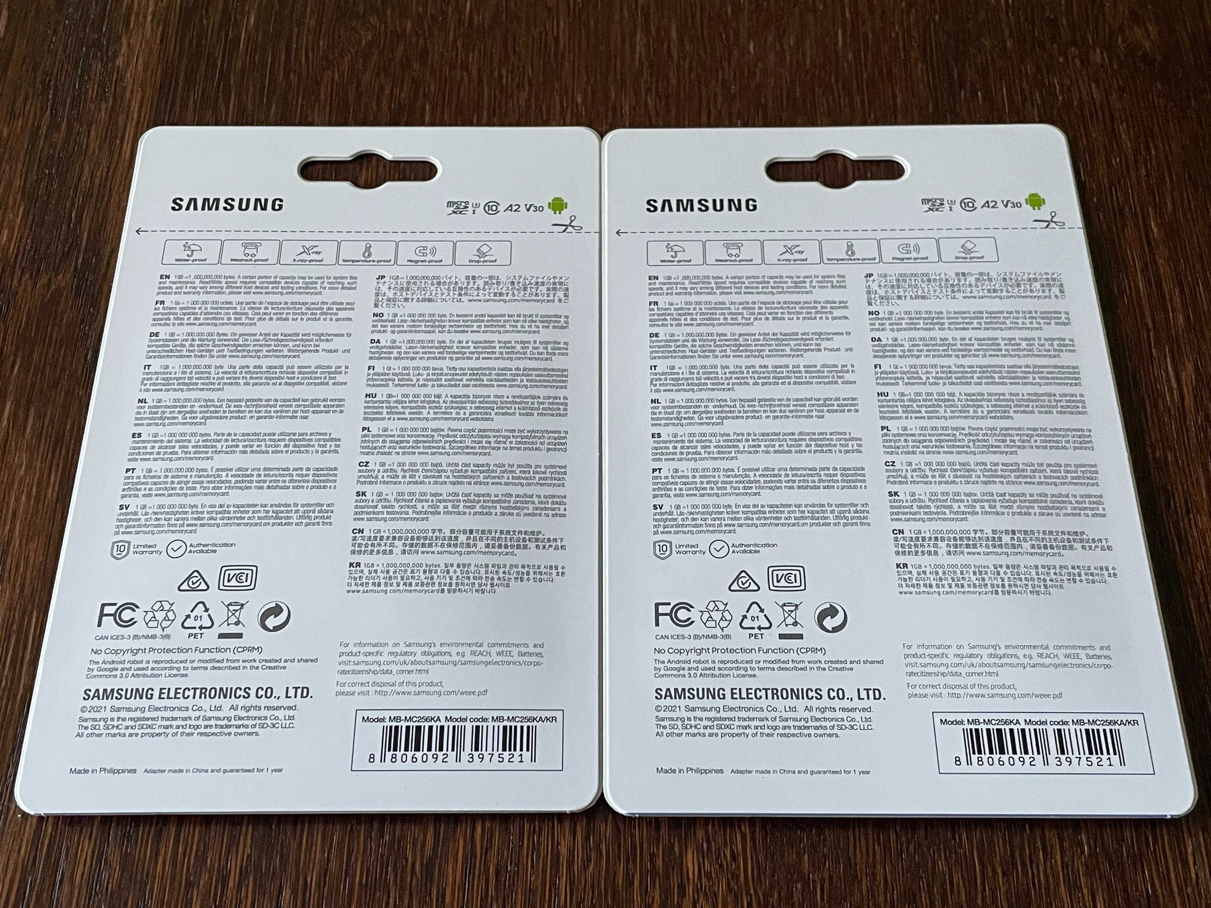 Карта памяти Samsung microSDXC Evo Plus V2 256GB Class 10 UHS-I U3