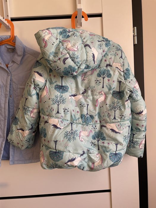 Zestaw dwóch kurtek dla dziewczynki 122 Little Kids przejsciowa,zimowa