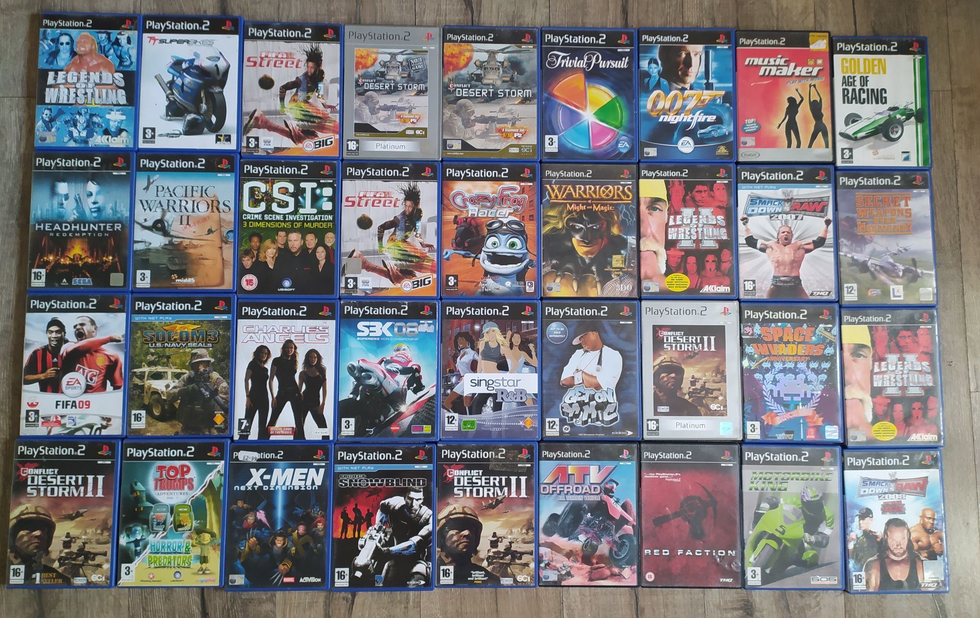 Gry PS2 700 Gier Wysyłka OLX