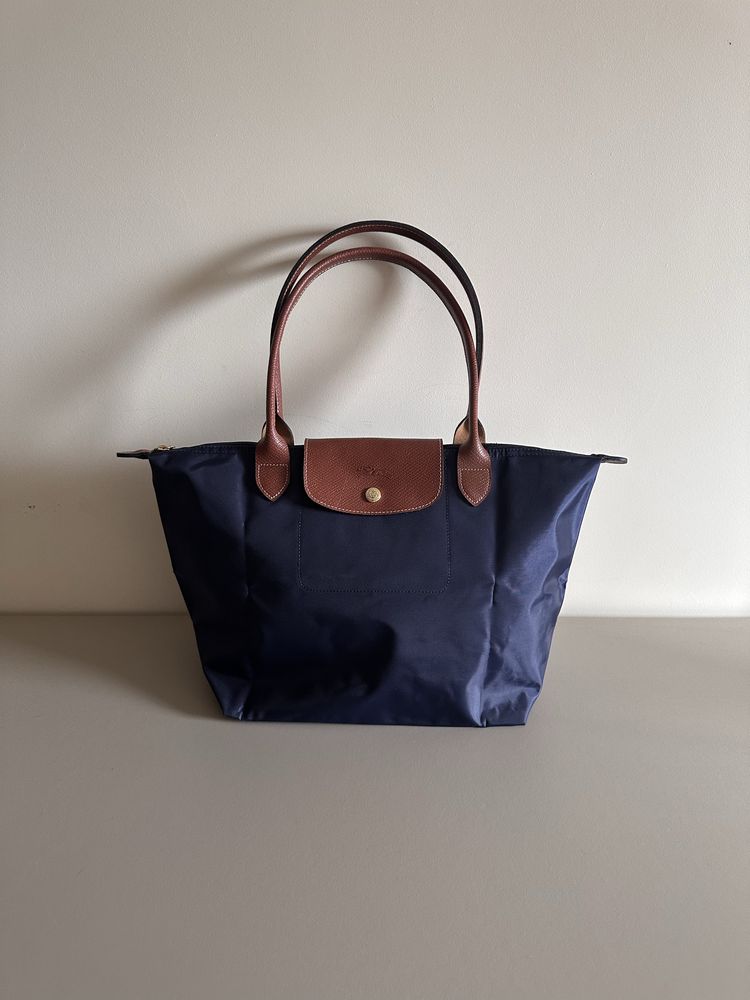 Mala Longchamp Le Pliage Azul Escura