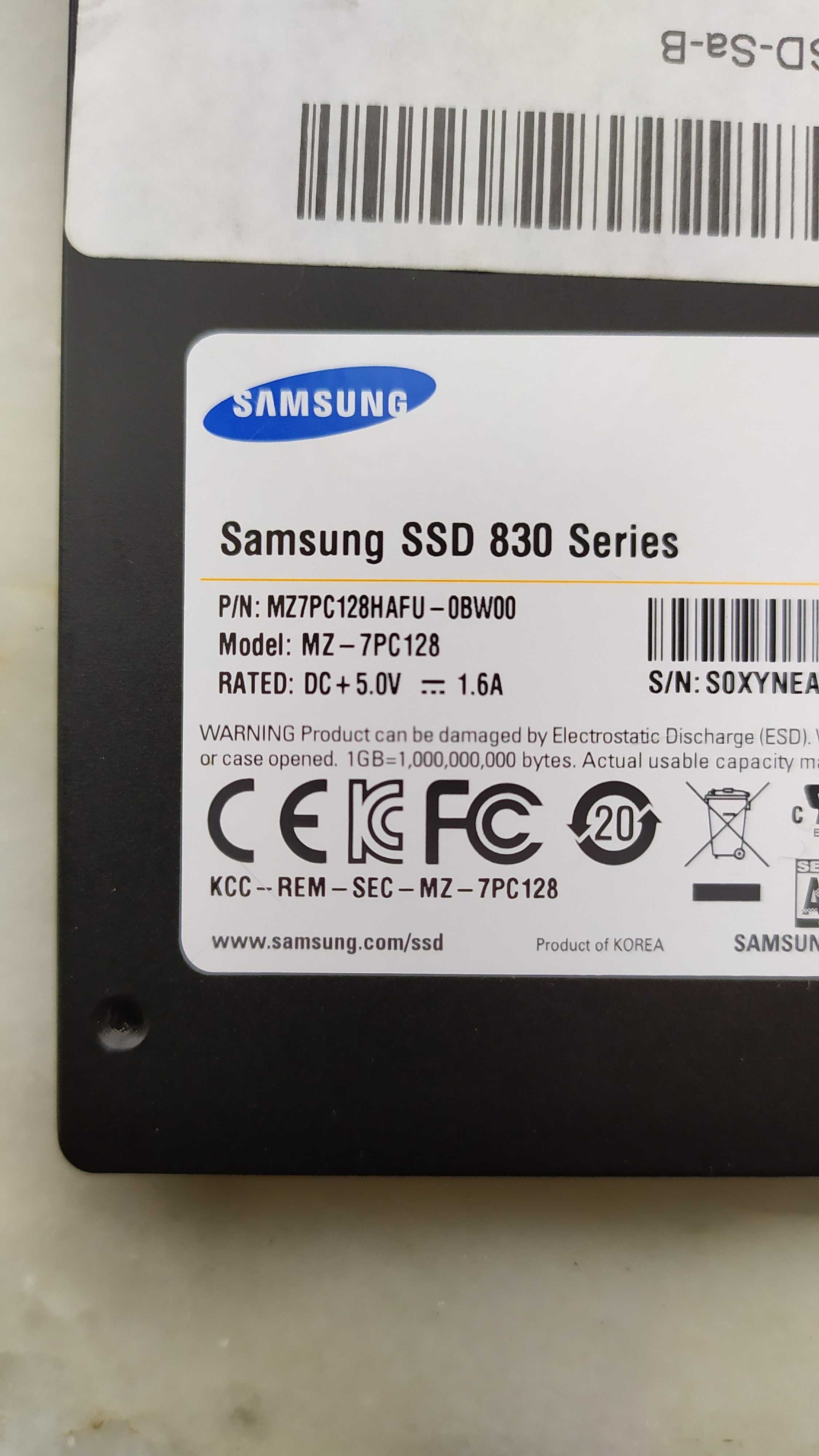 Disco SSD Samsung 830 com 128 Gb