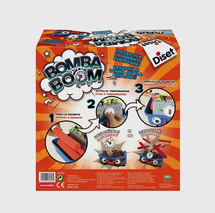 Jogo Bomba Boom da Diset