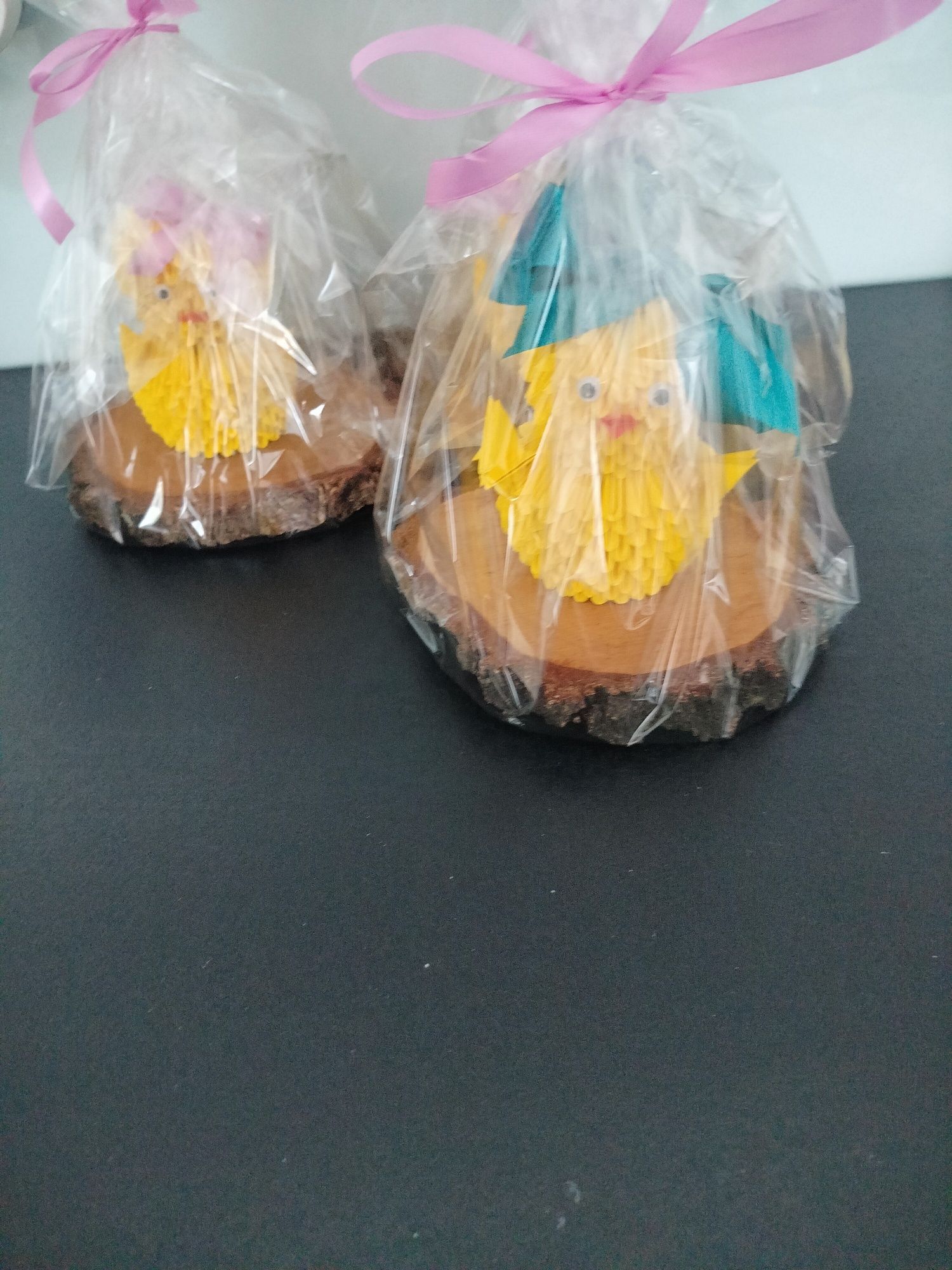 Kurczak origami ozdoba wielkanocna