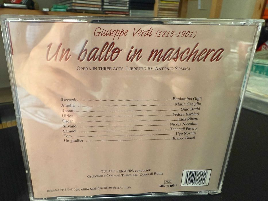 Verdi – Un Ballo In Maschera – Gigli, Caniglia, Bechi – Serafin