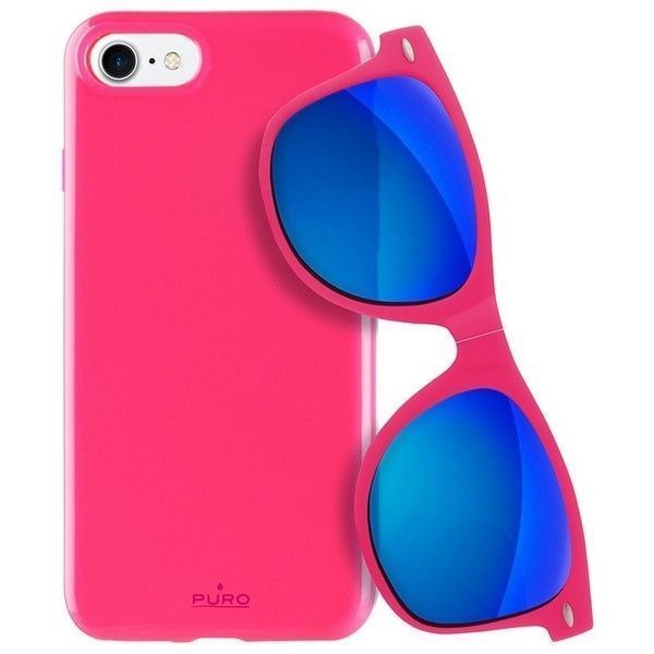 Etui Puro Sunny Kit Iphone 7/8 + Okulary - Różowy/Pink