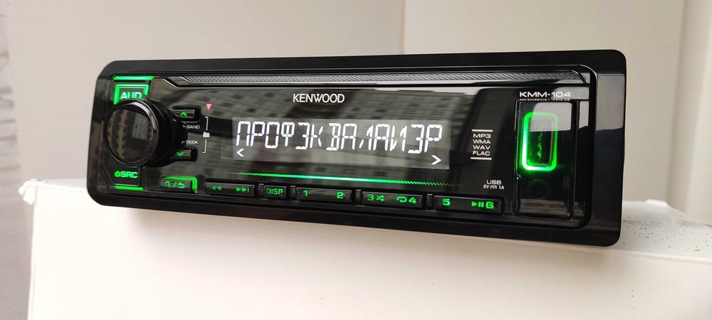 Kenwood KMM-GY с Bluetooth MOSFET 4x50 магнитола - оригинал!