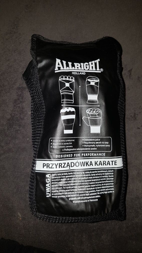 Rękawice przyrządowe do karate (Napięstnik WKF)